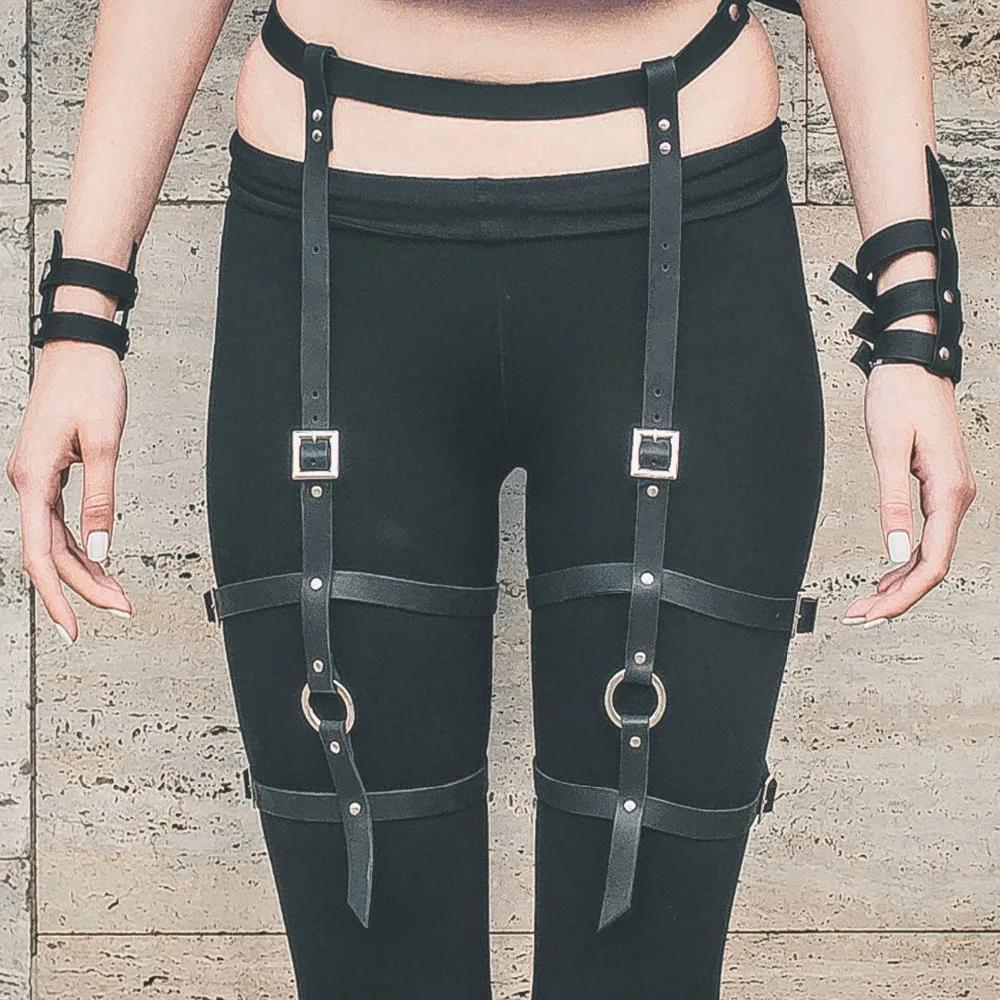 Кожаная Портупея Тела Кабалы Бедро Loop Жгут Пояс Ремни Подвязки|belt strap|belt beltbelt waist |