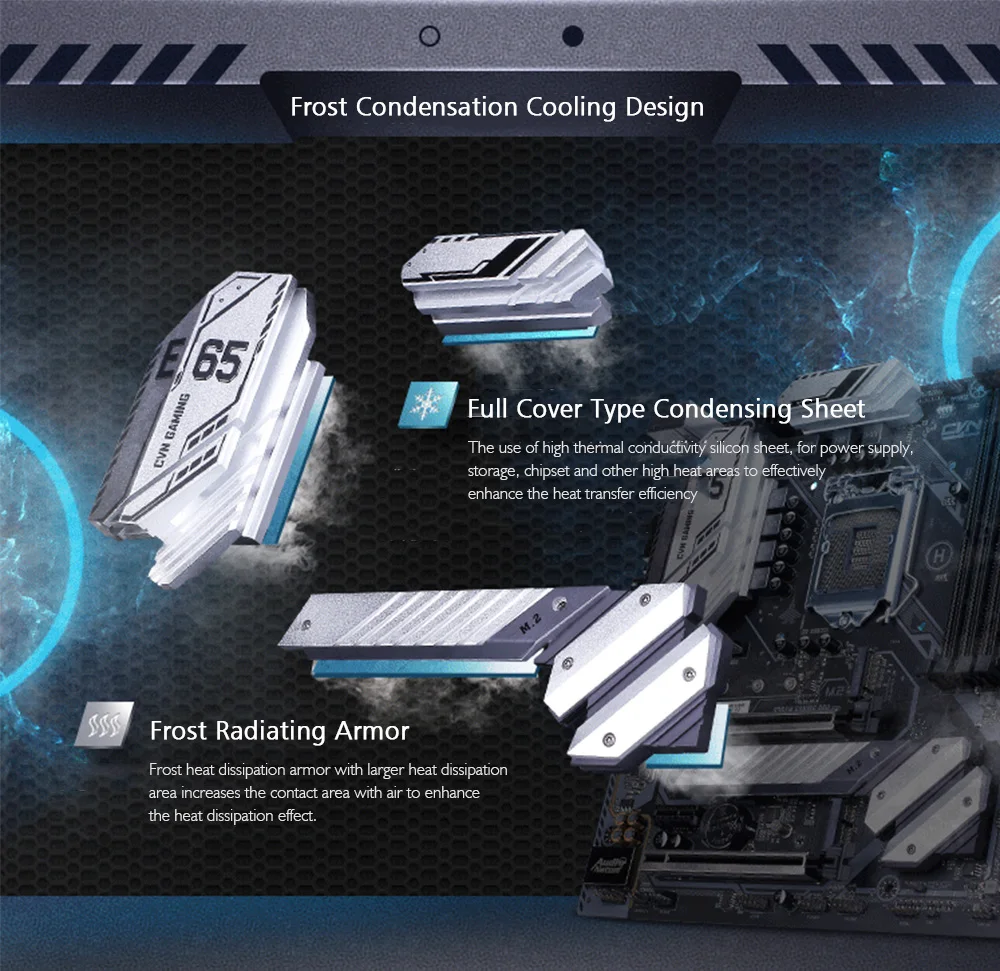 Красочный CVN B365M GAMING PRO V20 mATX Материнская плата Intel LGA1151 B365 двухканальный DDR4 M.2 SATA3.0 USB3.1 HDMI DVI