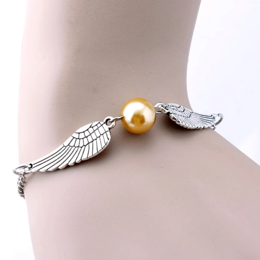 Винтажные фильмы Ювелирные изделия Гарри П Дары смерти золотые Висячие браслеты