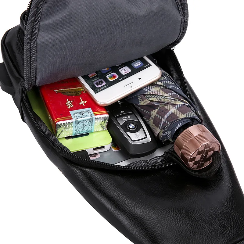 Новый Для мужчин Груди Сумка Crossbody сумки дизайнер посланник на ремне груди пакет