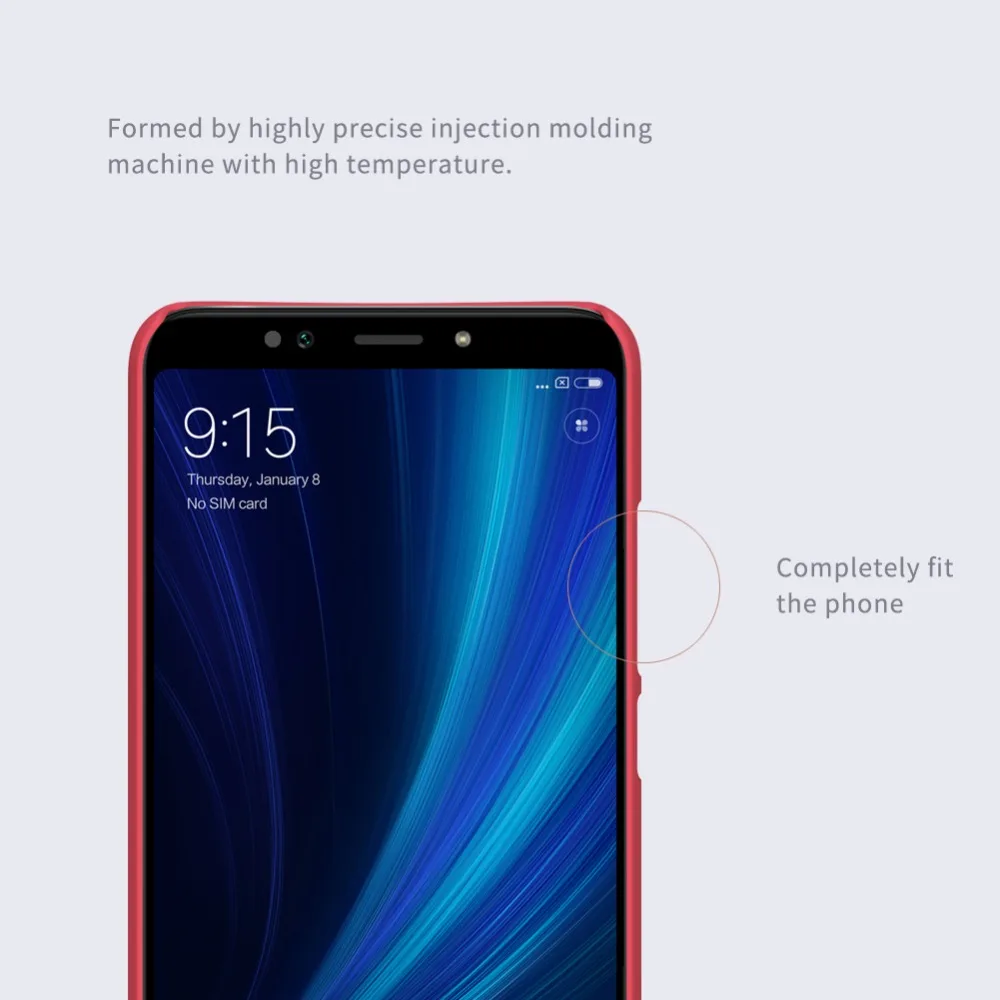 Чехол Nillkin для Xiaomi Mi A2 6X матовый защитный Жесткий Тонкий чехол телефона MiA2 Mi6X
