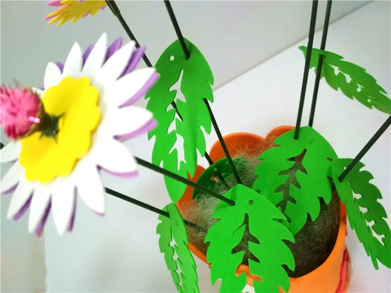 Happyxuan 5 шт./партия EVA пены ремесло DIY цветок наборы кастюль для девочек от 3 до 6 лет детский сад кретивная обучающая игрушка для девочек