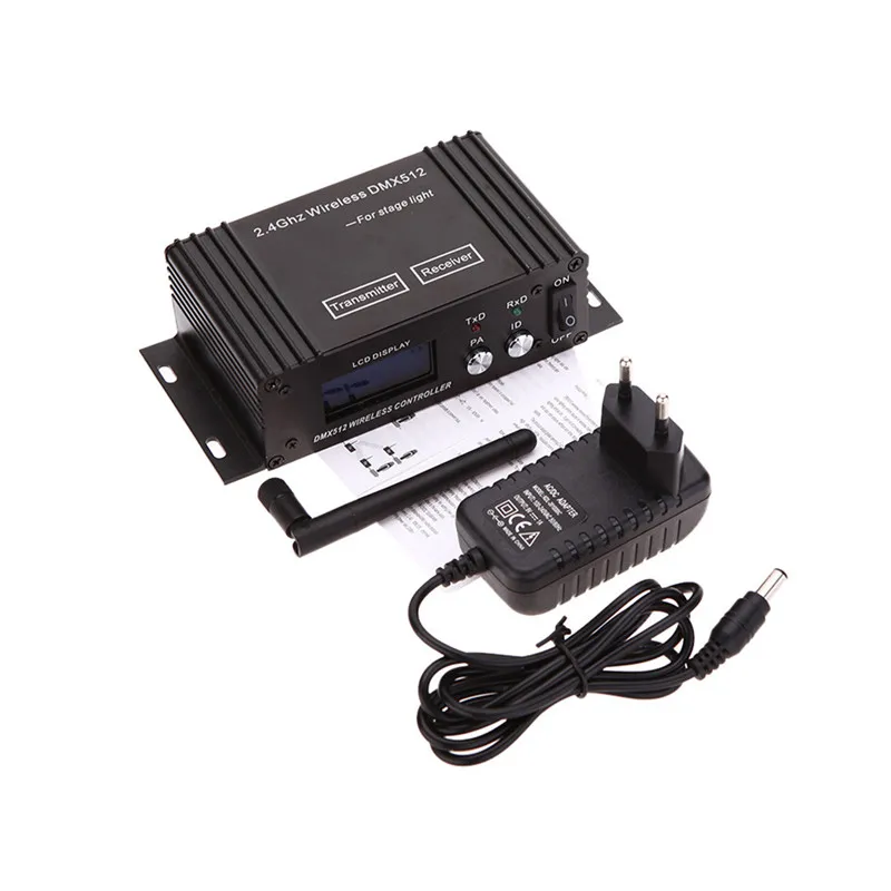 Мини 2 4G беспроводной Dmx 512 контроллер передатчик приемник ЖК дисплей повторитель