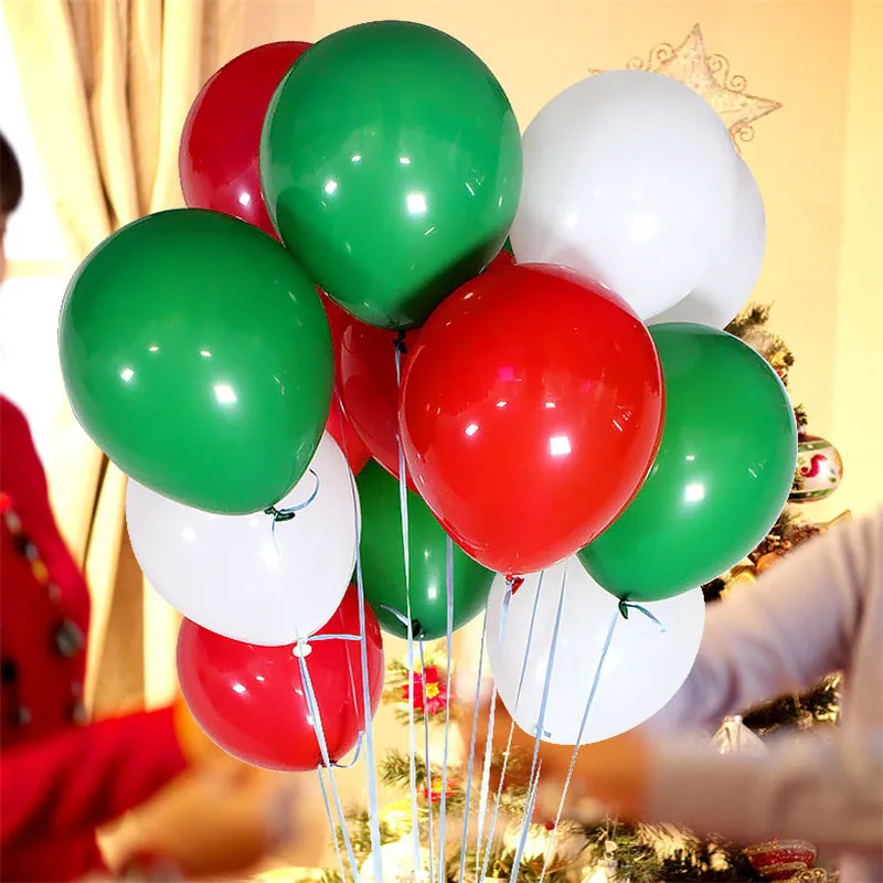 30 шт./лот 2 г 12 дюймов белый зеленый розовый воздушные шары латексные веселые