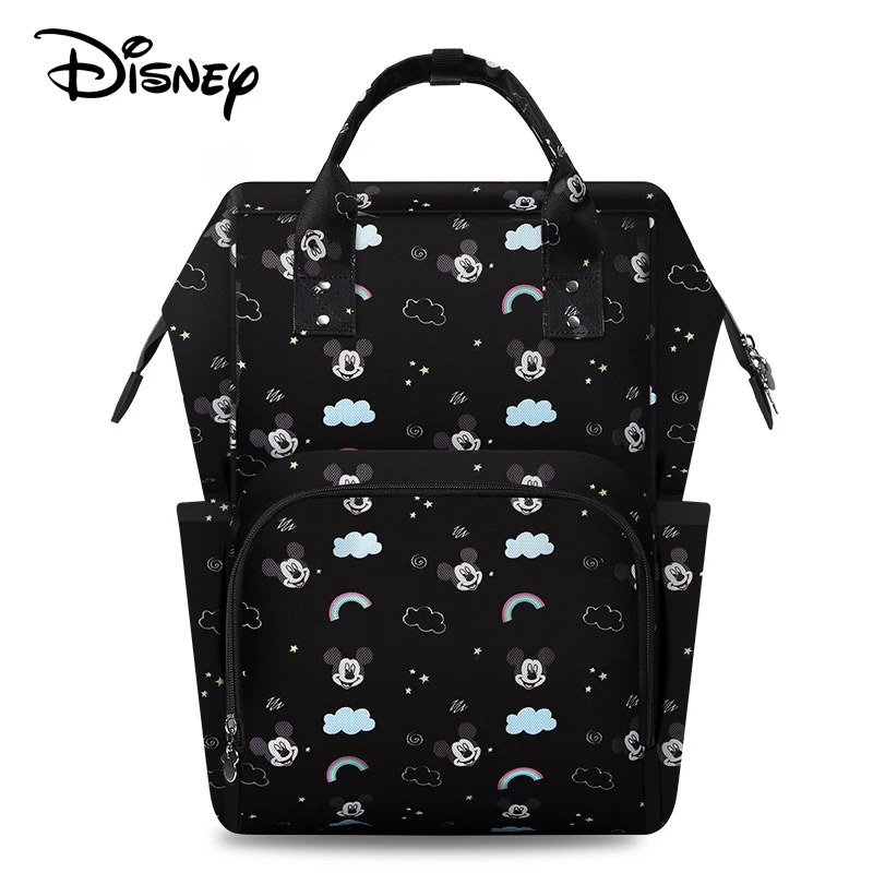 Сумка для подгузников disney, многофункциональная сумка для подгузников, большая вместительность, водонепроницаемый рюкзак для ухода за ребенком, дорожный рюкзак, влажная сумка