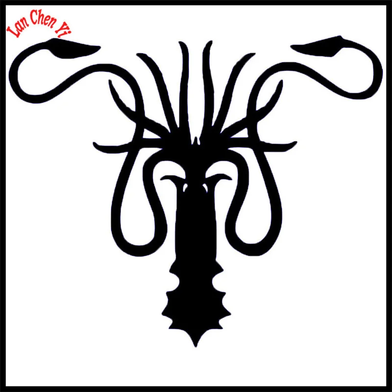JD69-4 Игра престолов дом GREYJOY украшение кузова автомобиля наклейка