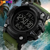 Часы SKMEI мужские наручные цифровые, модные водонепроницаемые для спорта на открытом воздухе, с хронографом, повседневные, в стиле милитари