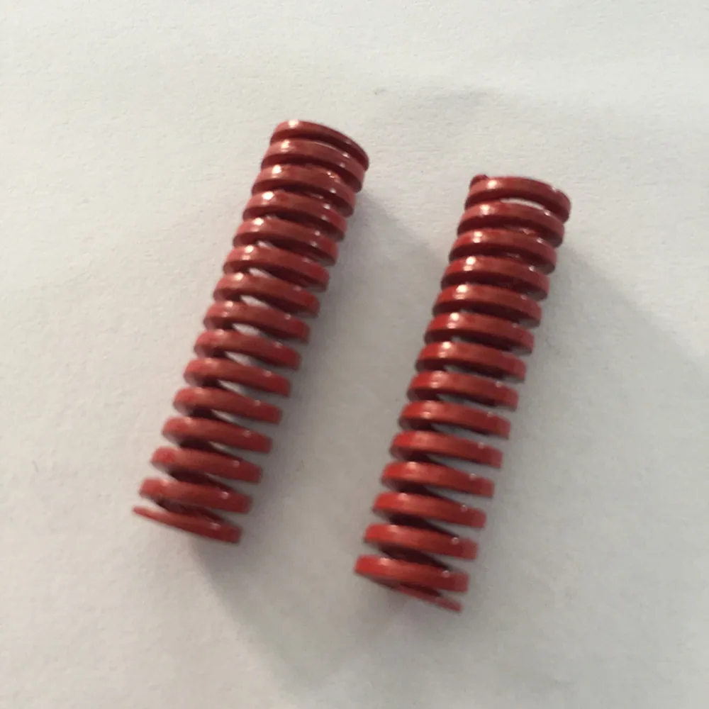 2 шт. Красная пружина для сжатия под давлением 14x7x20/30/45/50/60/75/85/90/100 мм|Детали