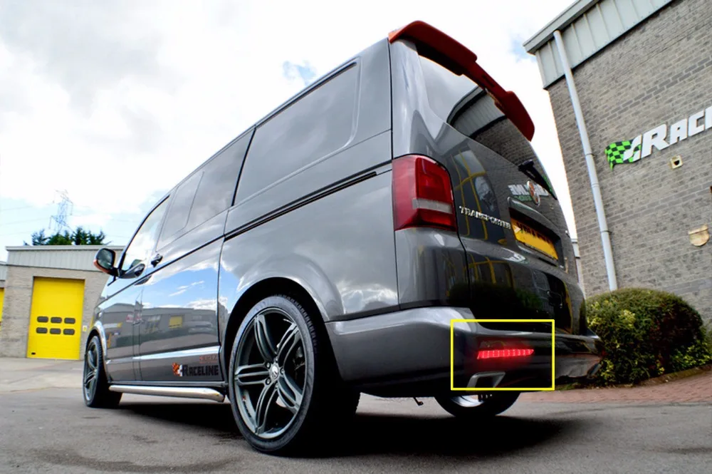 ANGRONG 2x для VW Transporter T5 красный светодиодный отражатель заднего бампера задний тормозной Стоп-светильник 2012-16(CA330