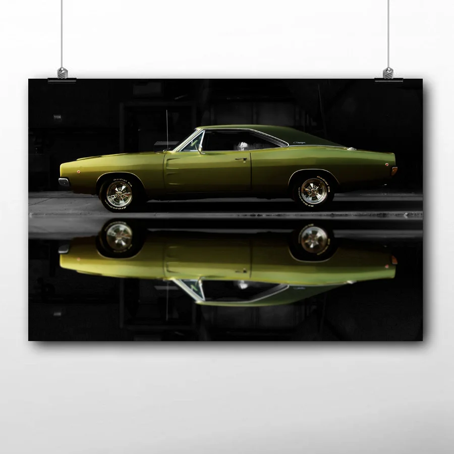 Автомобильные постеры и принты doклинс с зарядным устройством классические