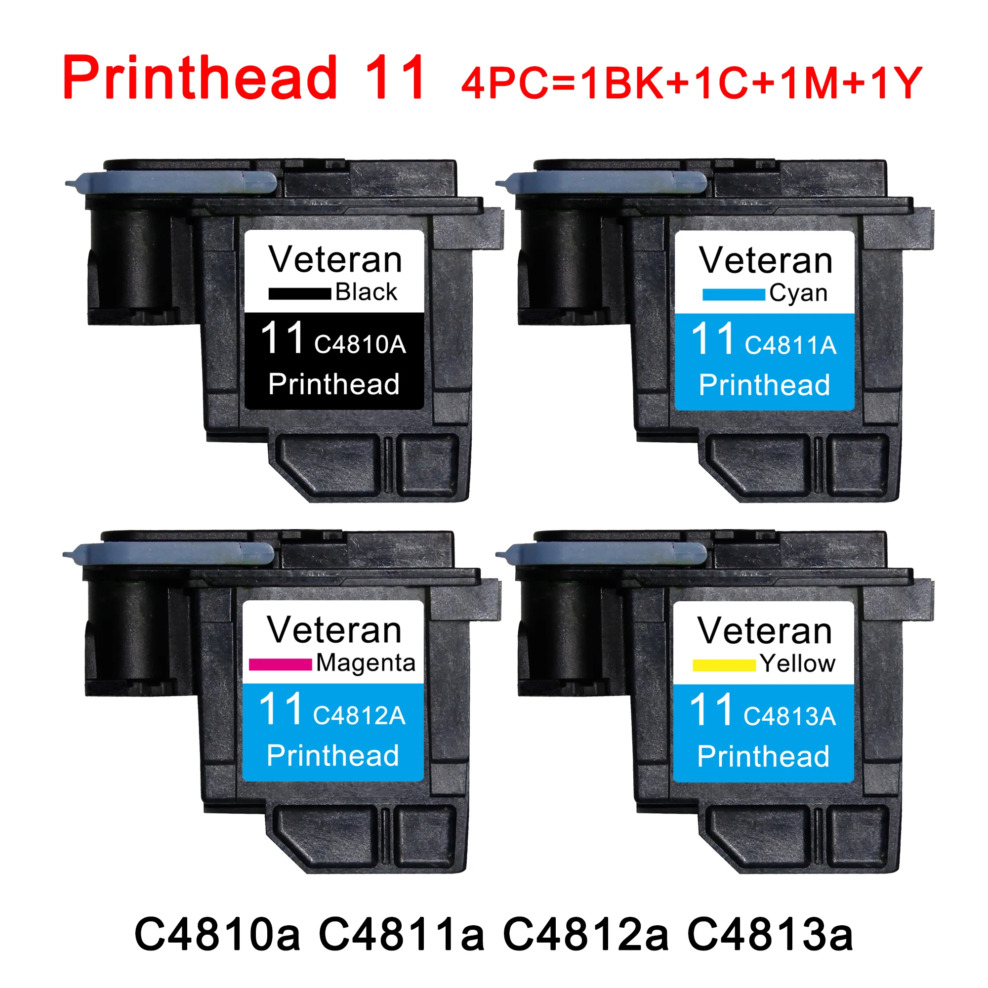 

Ветеран печатающая головка совместима с hp 11 Замена для hp11 печатающая головка Designjet 70 100 110 500 510 C4810A C4811A C4812A C4813A