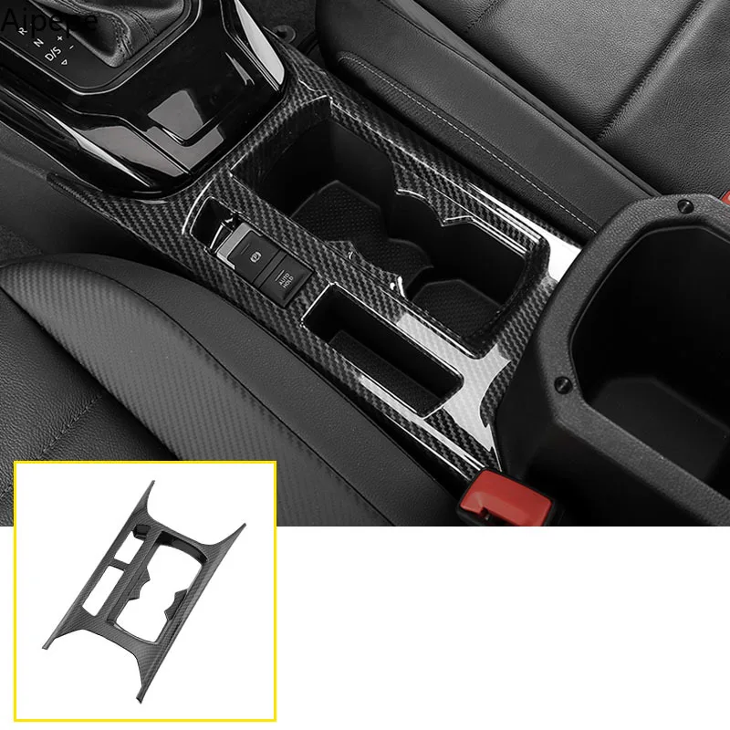 

Для Volkswagen Vw T-ROC T ROC TROC 2017 2018 ABS передняя центральная консоль держатель стакана для воды чехол с объемной рамкой автомобильный аксессуар