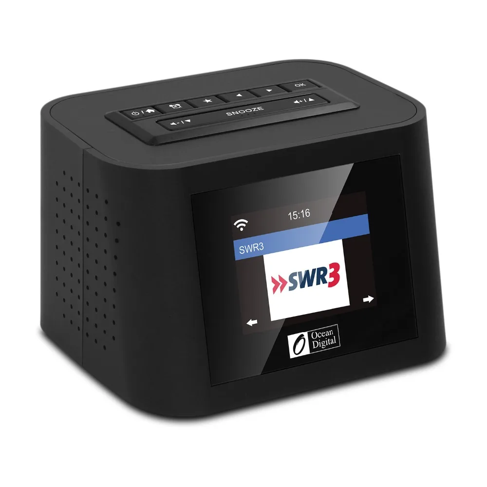 Ocean Digital DB 828 WR 828F DAB + Wi Fi (Интернет) FM UPnP радиоприемник меню USB будильник пульт