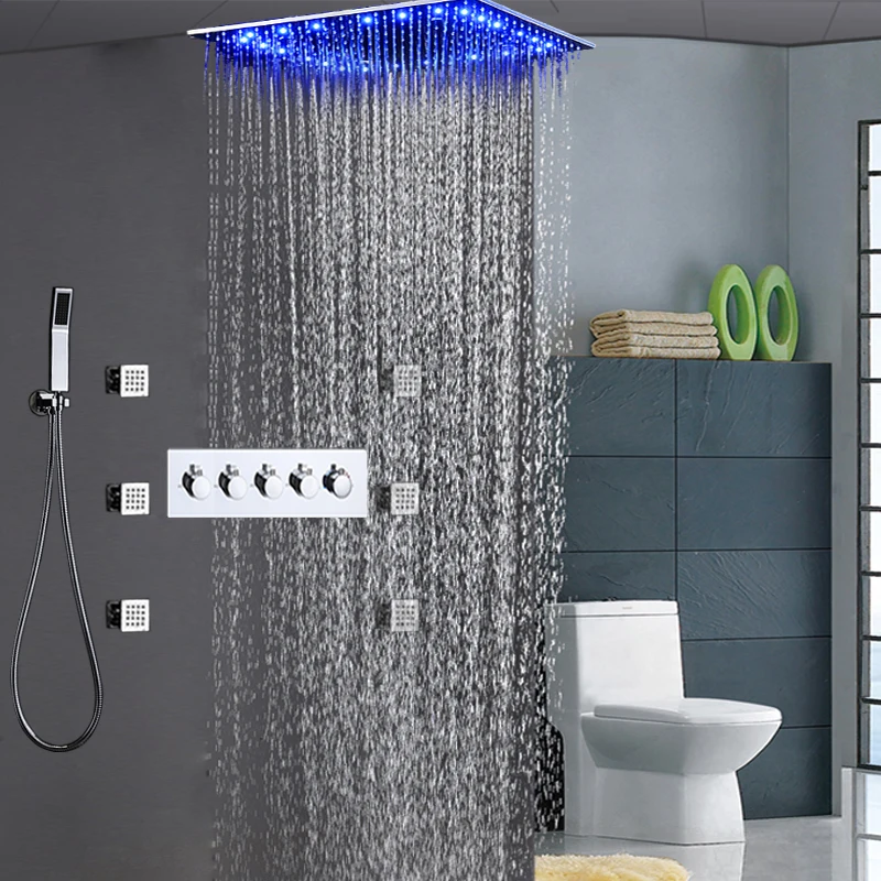 Душ с дождевой насадкой роскошная потолочная установка 2 функции смеситель для