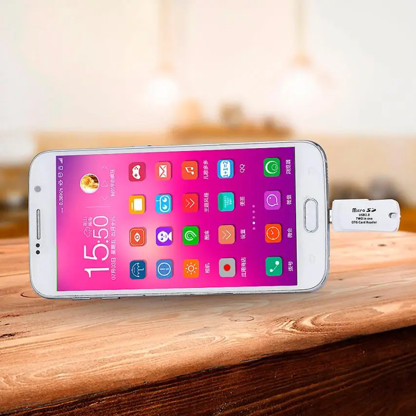 Высокоскоростной мини OTG USB 2 0 Micro SD TF T Flash кард ридер адаптер AU24 Прямая