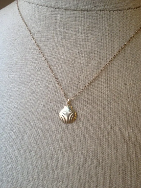 Seashell Necklace Tiny Mermaid For Women Bridesmaid Gifts CK012 | Украшения и аксессуары