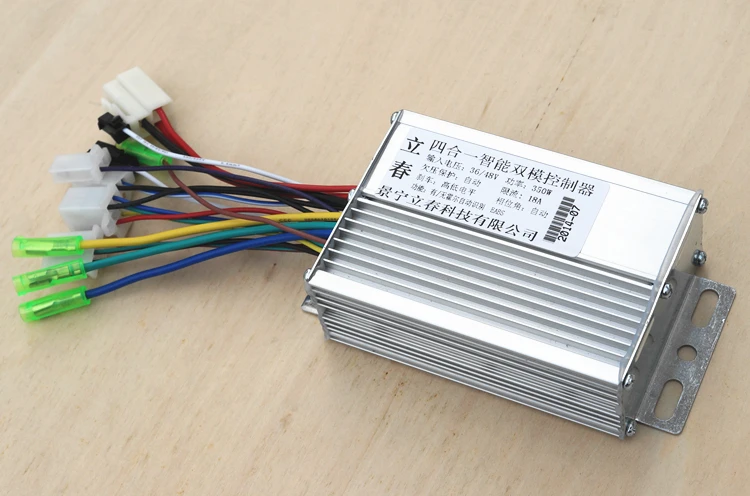 Простой 350W 36 V/48 V с источником питания от постоянного тока, 6 mofset бесщеточный контроллер BLDC контроллер двигателя E-Электрический велосипед управления скоростью