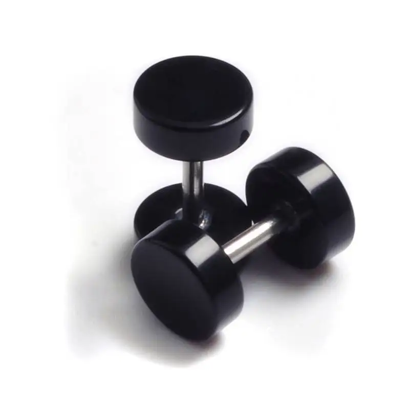 2 шт. прозрачный Цвет поддельные затычки для ушей и тоннелей серьги со шпилькой