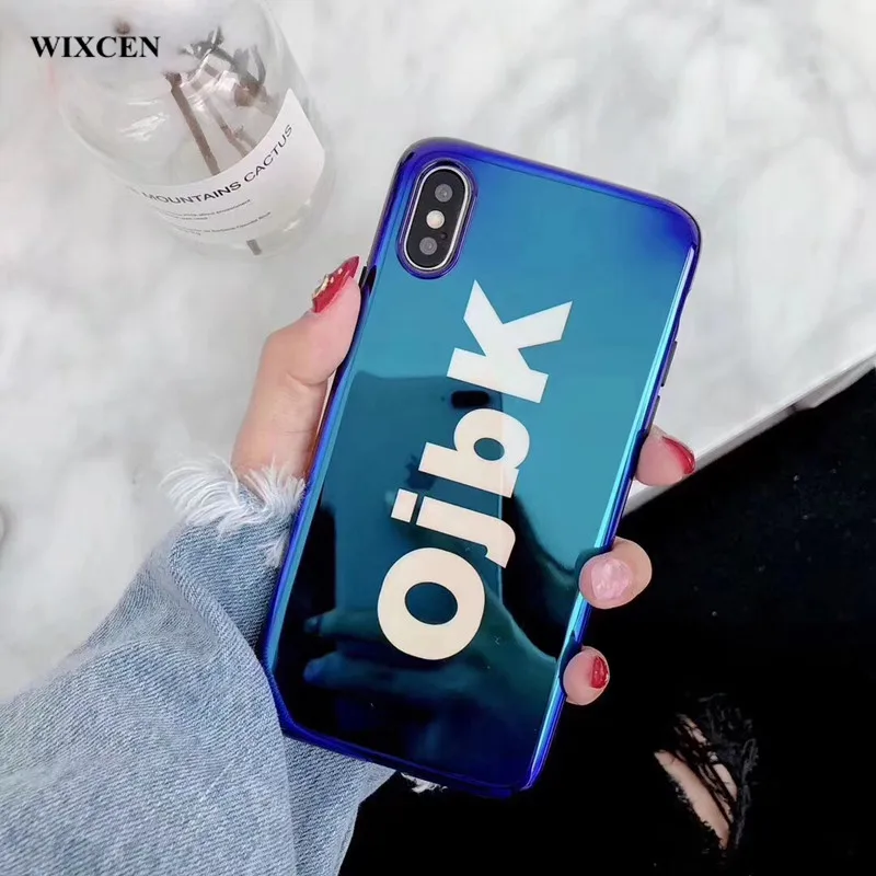 Простой чехол для телефона Wixcen с английской надписью ok Blu Ray милый блестящий ТПУ