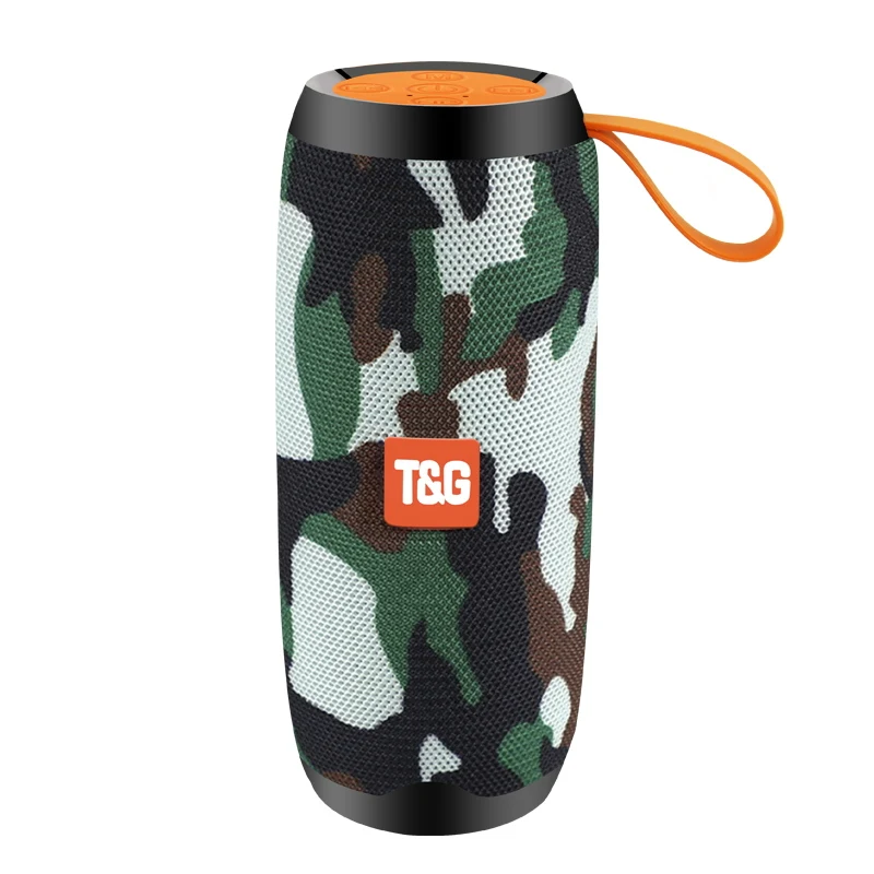 Camouflage Bluetooth беспроводные колонки водонепроницаемые стерео колонки Портативная колонка с микрофоном FM радио MP3 Бас Звуковая коробка - Цвет: Camouflage