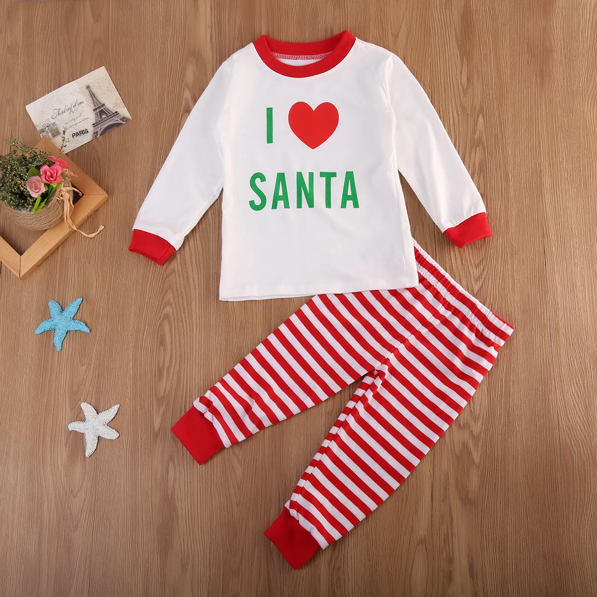 Рождественский Семейный комплект одежды Pjs рождественские пижамные комплекты