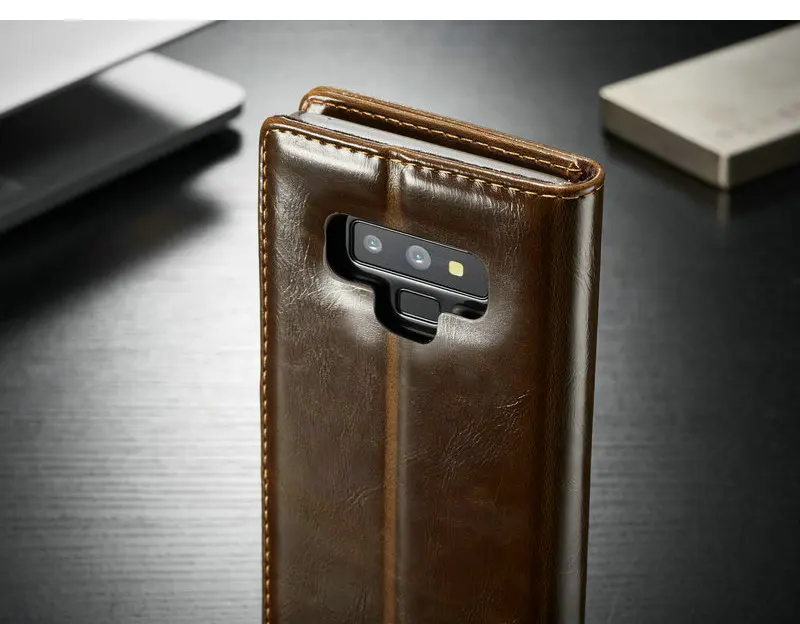 Чехол-Кошелек CaseMe для samsung Galaxy Note 9 с подставкой, кожаный флип-чехол, Ультратонкий Роскошный чехол для телефона, кредитная карта, чехол для денег