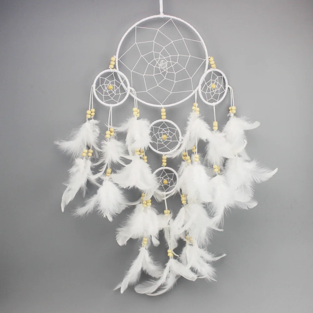 

Big 15*50cm New Originality Dreamcatcher Wind Chimes Indian Style Feather Pendant hanging Dream Catcher Gift