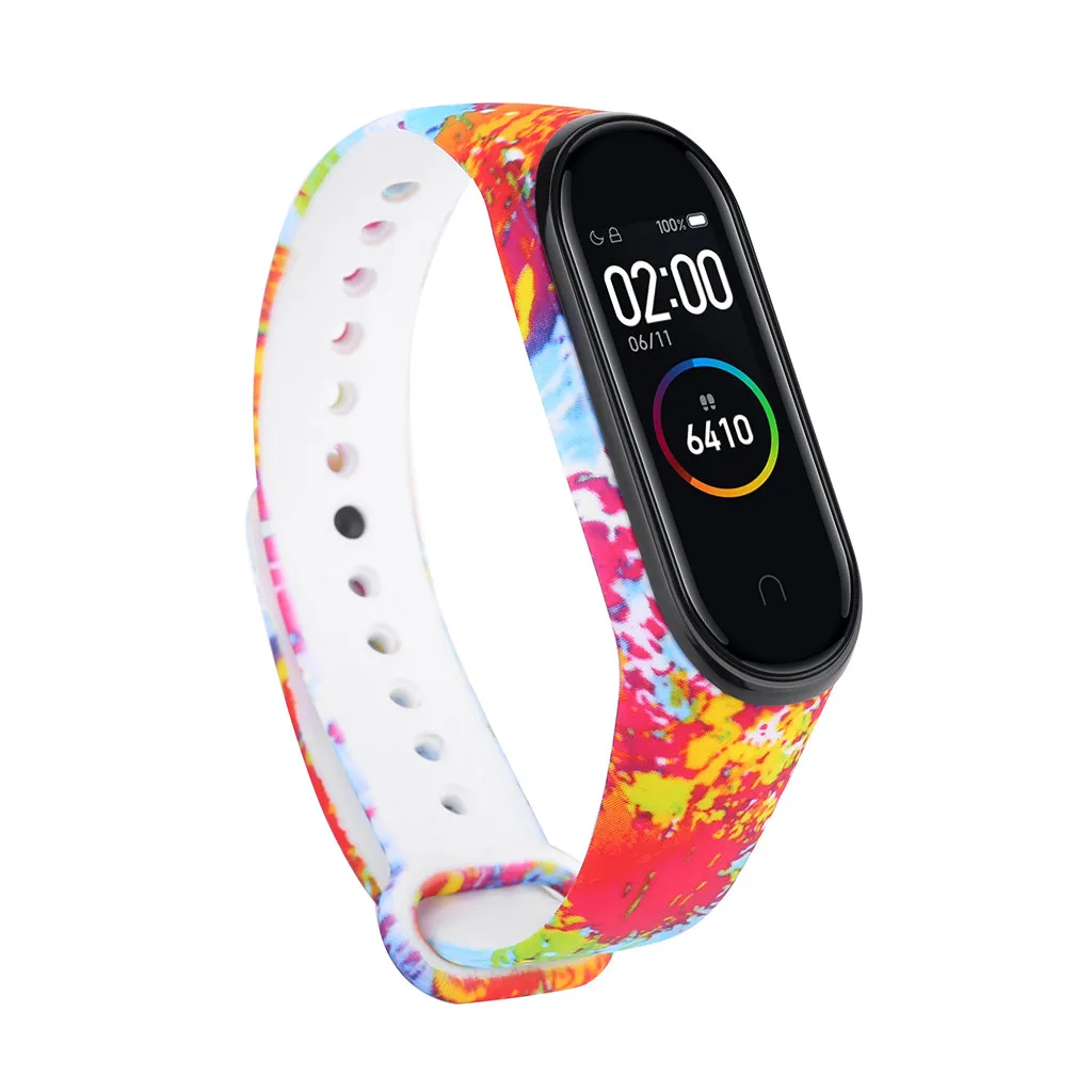 Сменный ремешок для часов Xiaomi Mi Band 4 аксессуары умных Прямая