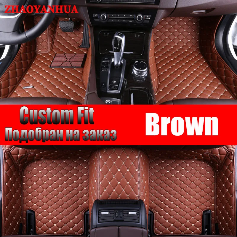 

Car Floor mats for mitsubishi pajero 4 sport 2017 zotye t600 Accessories Waterproof leather Car Carpet Liner Floor Mats