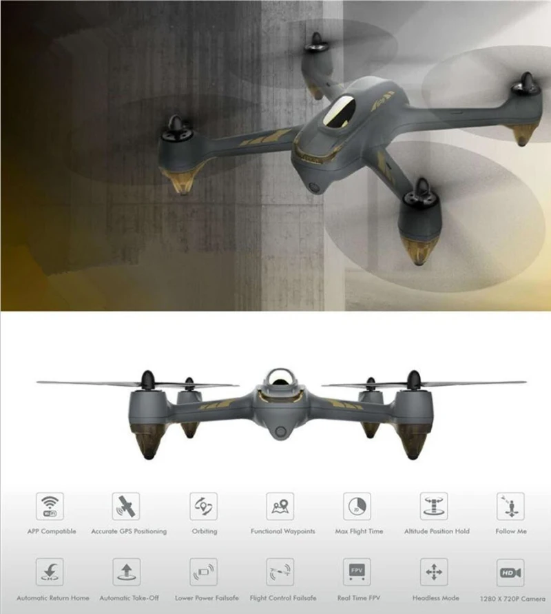 Квадрокоптер с двойным управлением 720P HD Wi-Fi FPV VS X183 BZW | Игрушки и хобби
