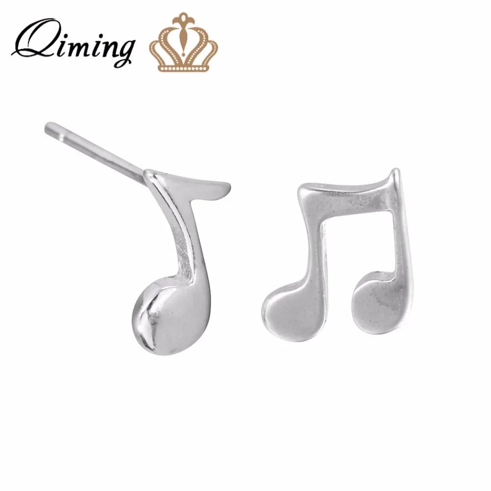 От магазина QIMING простое приятная музыка Jewelry записная книжка серьги для учителя
