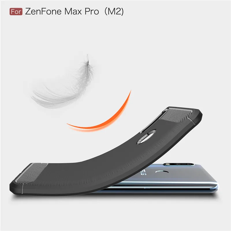 Чехол для Asus Zenfone Max Pro (M2) ZB631KL противоударный защитный резиновый чехол телефона