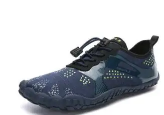 1910BlueShoes Clorts/Мужская водонепроницаемая обувь; дышащая сетчатая обувь без пятки; быстросохнущие пляжные тапочки; нескользящая обувь для плавания - Цвет: 1910BlueShoes