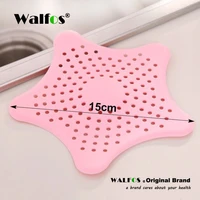 WALFOS 1Pc Silicone Kitchen Sink Filter Sewer Drain Home Cleaning Tool Hair Colanders Strainers Filter