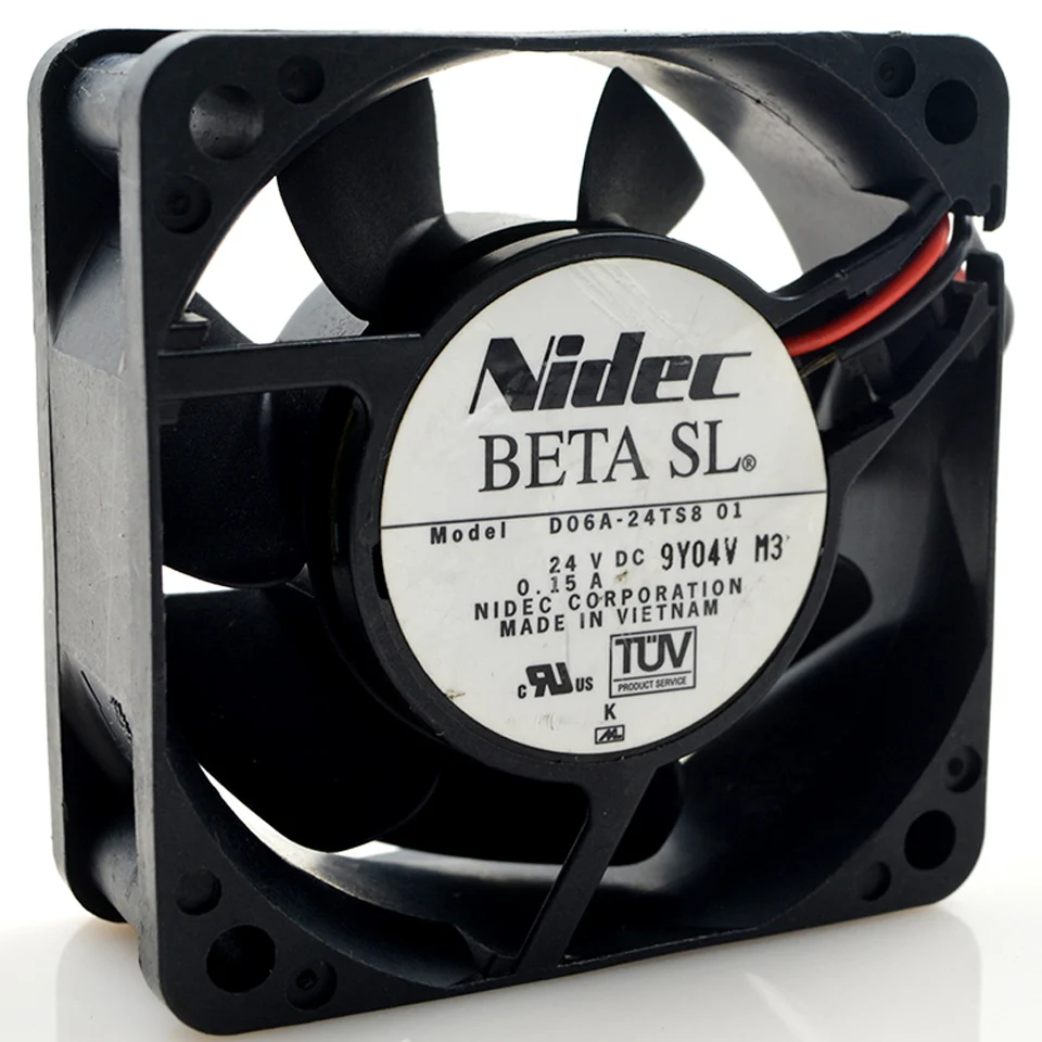 1 шт. D06A 24TS8 01 24V 0.15A 60 мм 60*60*25 6025 2 проводной двойной шарикоподшипник ультра тихий