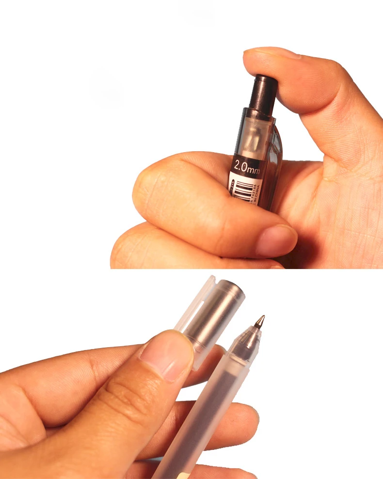 TUNACOCO Muji стиль 10 шт./компл. ручка ручки для школы Ручки для школы стационарные гелевые ручки черный, красный чернила коробка офисные канцелярия канцтовары школьные принадлежности гелевые ручки пенал школьный