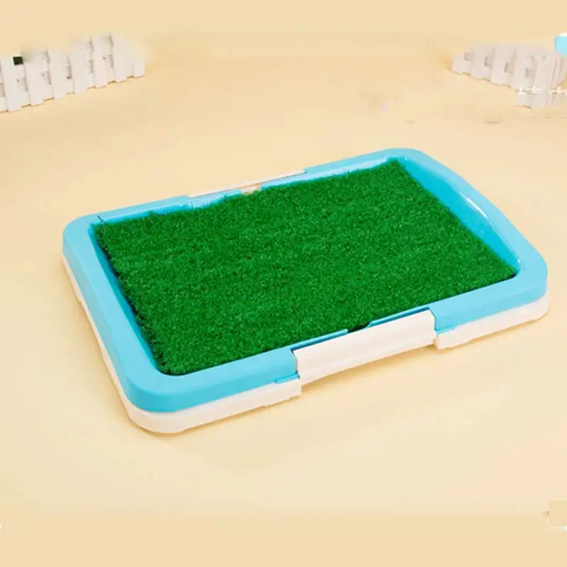 blue with grass Принадлежности для дрессировки горшка для собак, коврик для собак, поднос для унитаза, Тренировочный Коврик для мочи, Травяной Коврик для дома и улицы - Цвет: blue with grass