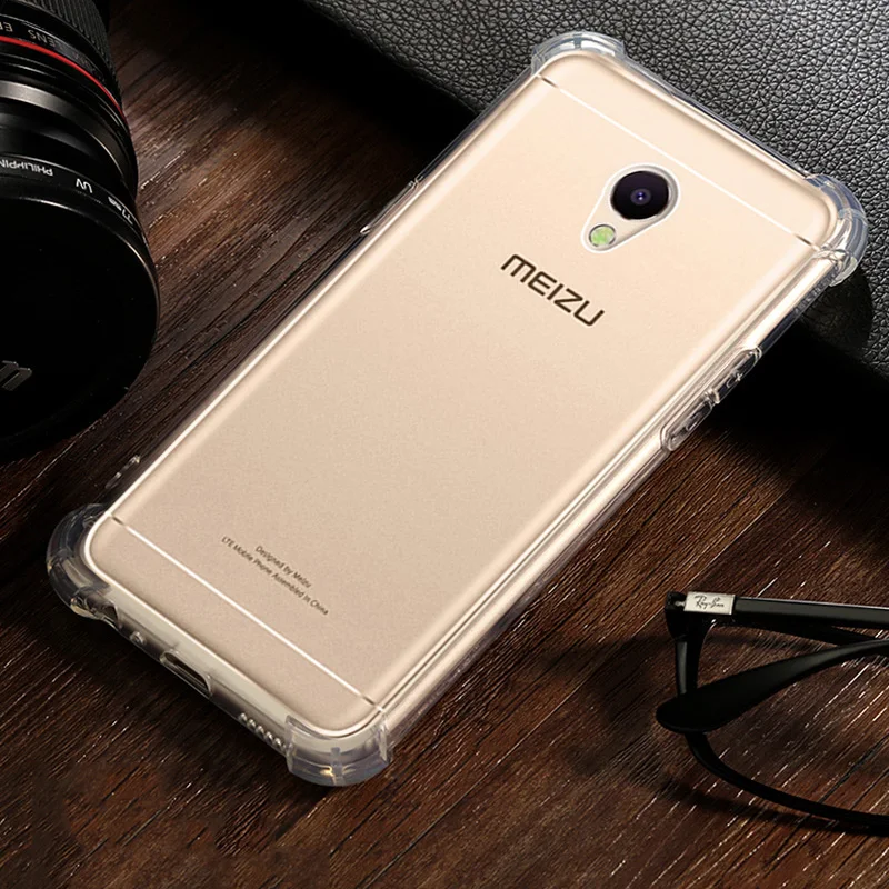 прозрачный силиконовый чехол для Meizu M5 M5s кристальный мягкий чехлы на мейзу meizu Note