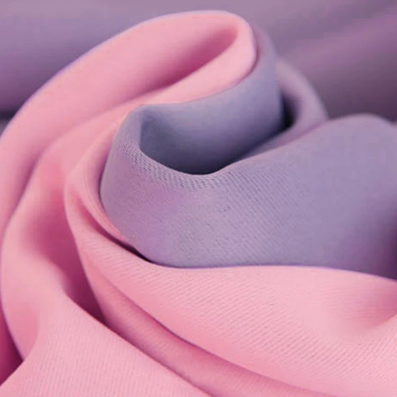 Корейские фиолетовые/розовые светонепроницаемые занавески для гостиной