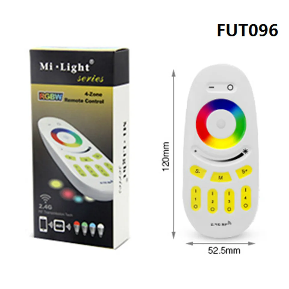 DC12-24V Mi Light 2.4G 4Zone RF Wireless RGB RGBW LED Remote Controller Milight control Dimmer For Led Strip Lamp | Лампы и освещение