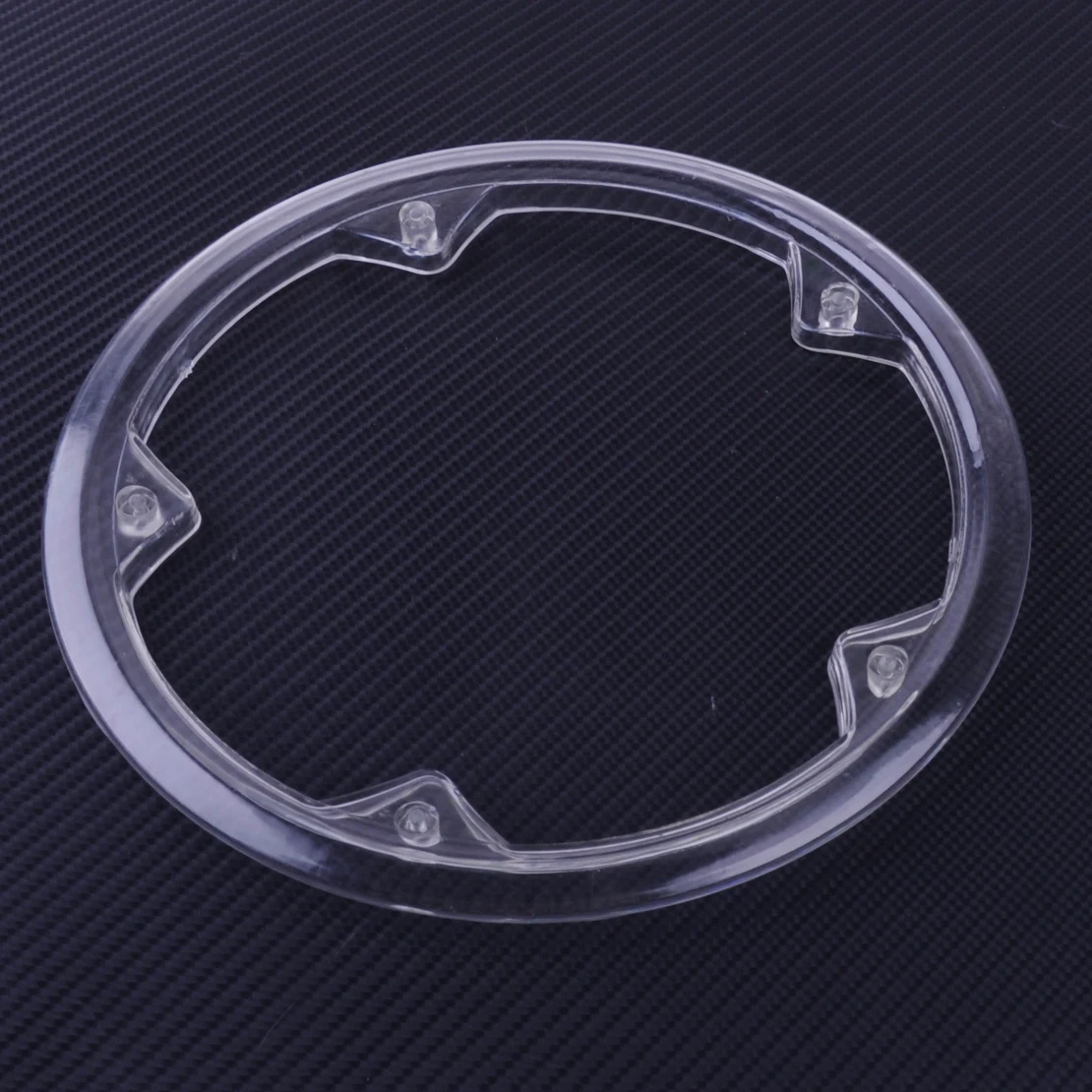 

LETAOSK Bike Clear 5 Holes Plastic Road Bike Crankset Cap Protect Chain Wheel Cover Guard Accessories