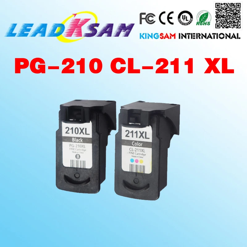 PG210 CL211 картридж совместимый для PG 210 CL 211 PG210XL CL211XL PIXMA IP2700 MP240 MP270 MP480 MP490|Чернильные