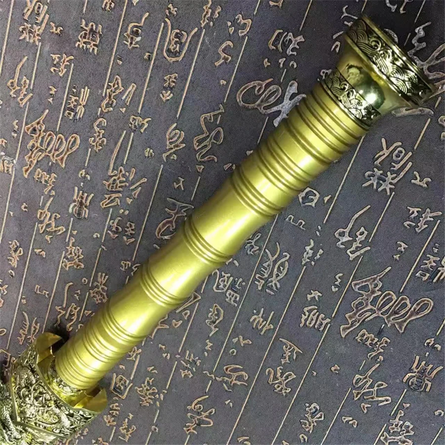 Боевой синий Высокий клинок из марганцевой стали Острый Китайский Меч Хан Тан