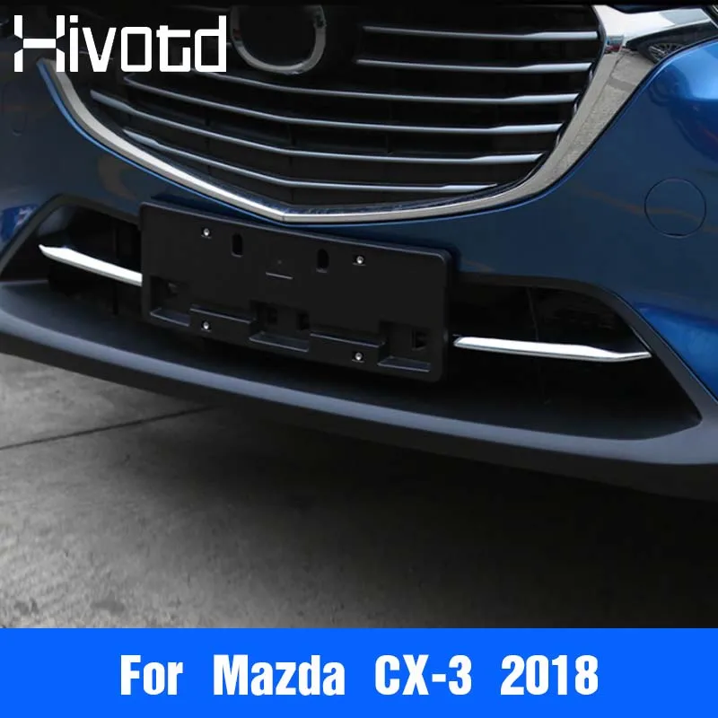 Hivotd для мазда Mazda CX 3 CX3 аксессуары 2019 2020 передняя решетка автомобиля рамы накладка
