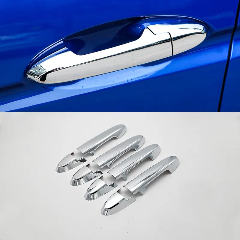 Хромированная накладка на дверную ручку для Honda Fit / Jazz 2014 2015 2016 2017 2018 стильные