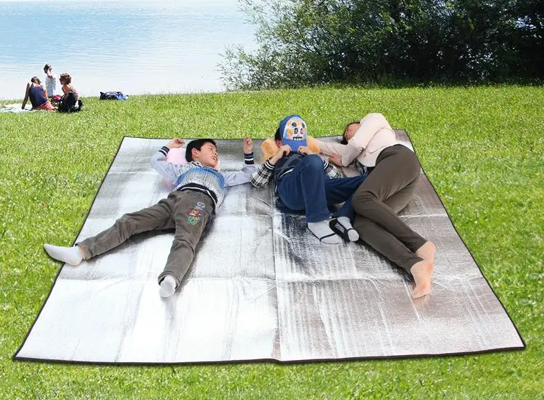 Freeshipping Tent Colchon Inflable Beach Mat Inflatable Outdoor Spring Grass Thick Aluminum Picnic Bed Waterproof Blanket | Спорт и