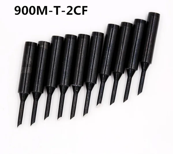 Набор наконечников для паяльника SZBFT комплект из 10 паяльных насадок черного