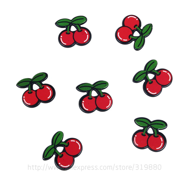 10 шт. резиновые пуговицы в виде вишни|jeans button|buttons sewingcherry button |