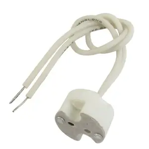 10Pcs GU5.3/ MR16 Lamp Holder Connector Socket for 2A Halogen & LED 10cm BS