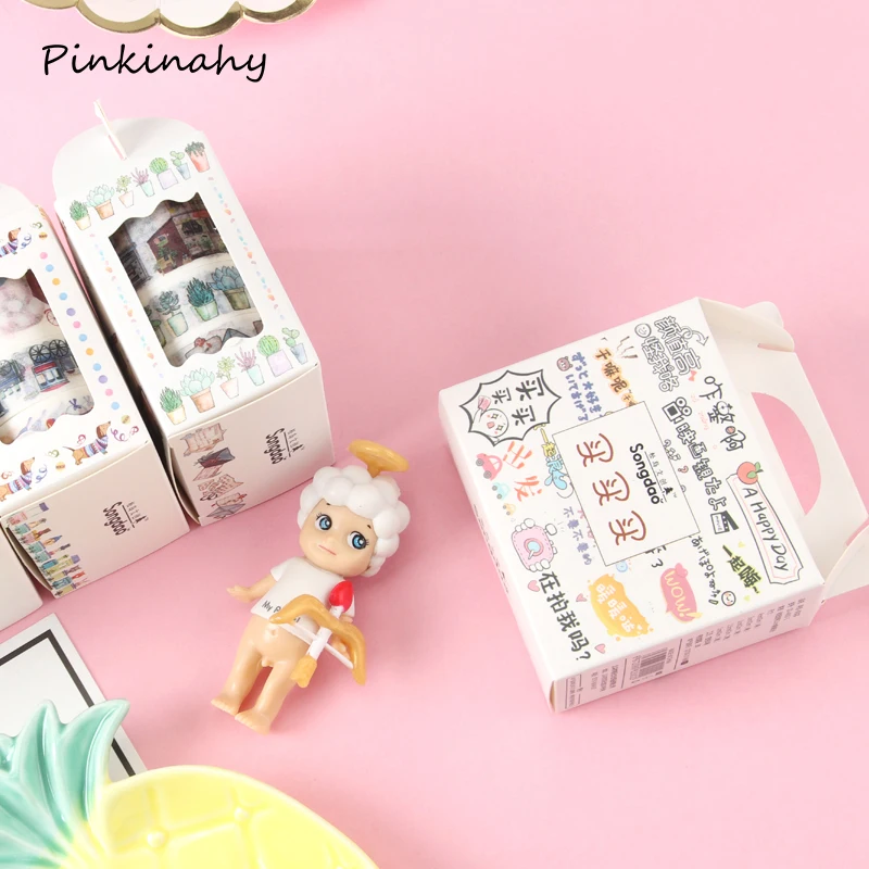 Kawaii набор декоративного скотча Васи сказочная девочка этикетка для маскирующей